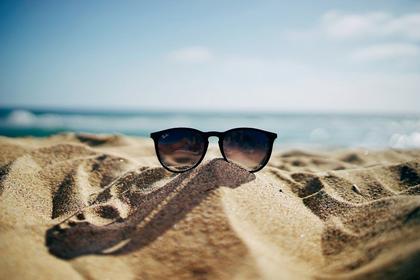 Holiday planning sunglasses beach