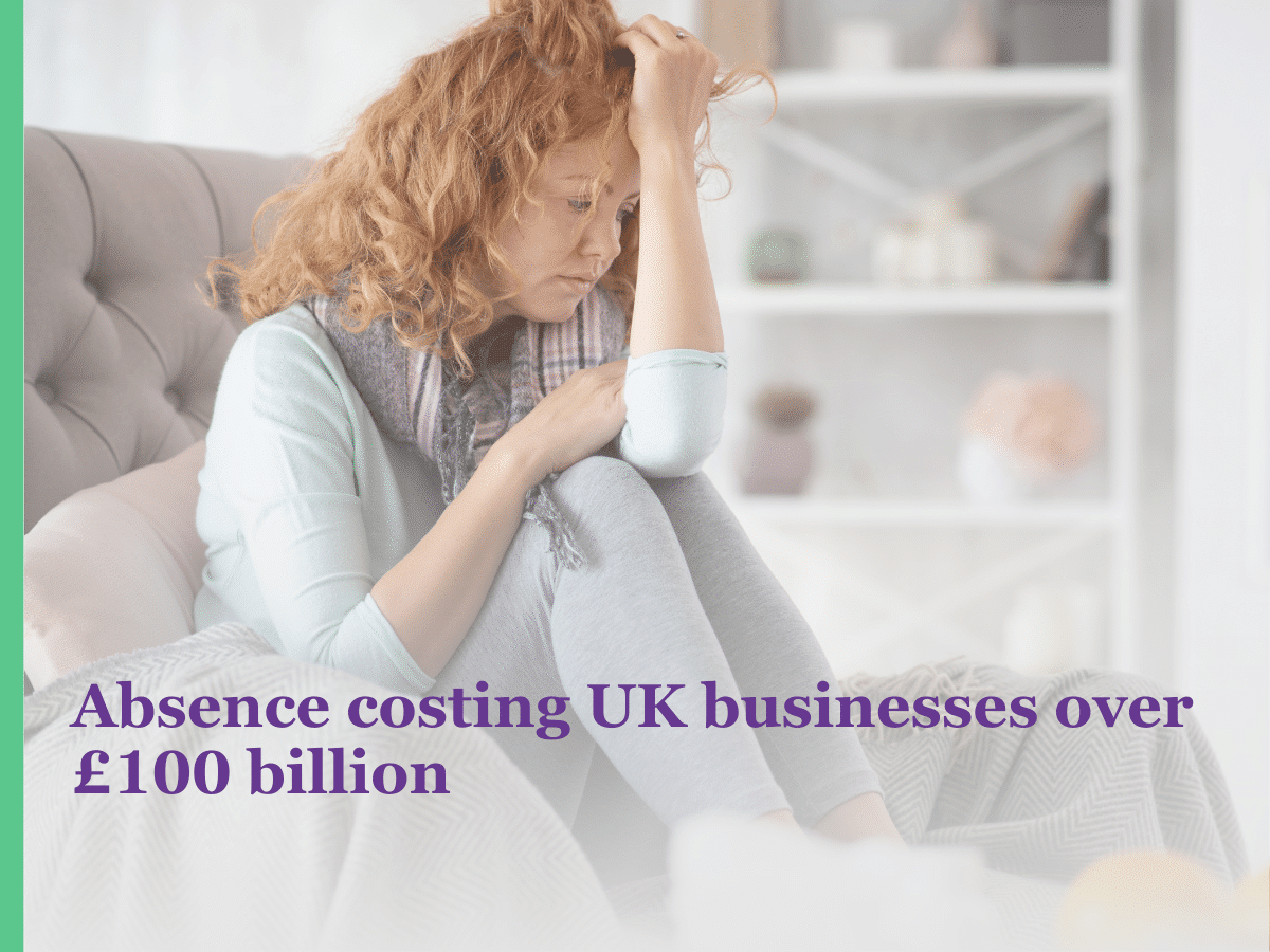 Absence costing UK businesses over £100 billion